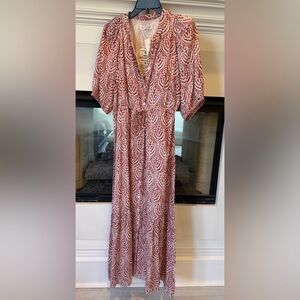 Emerson Fry (India Collection) Lucy Dress NWT Printed & Made by Hand! Large